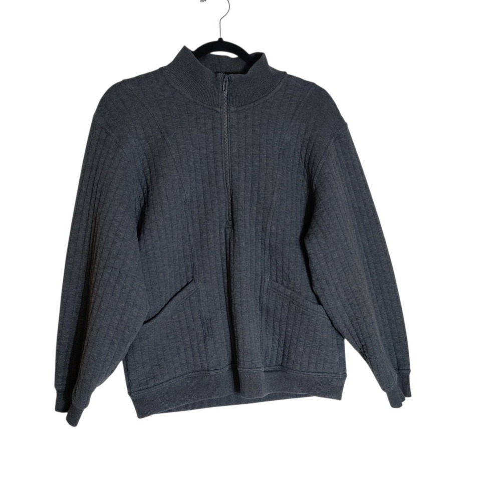 Lunya Gray 1/4 Zip Pullover‎ Womans Size XS
